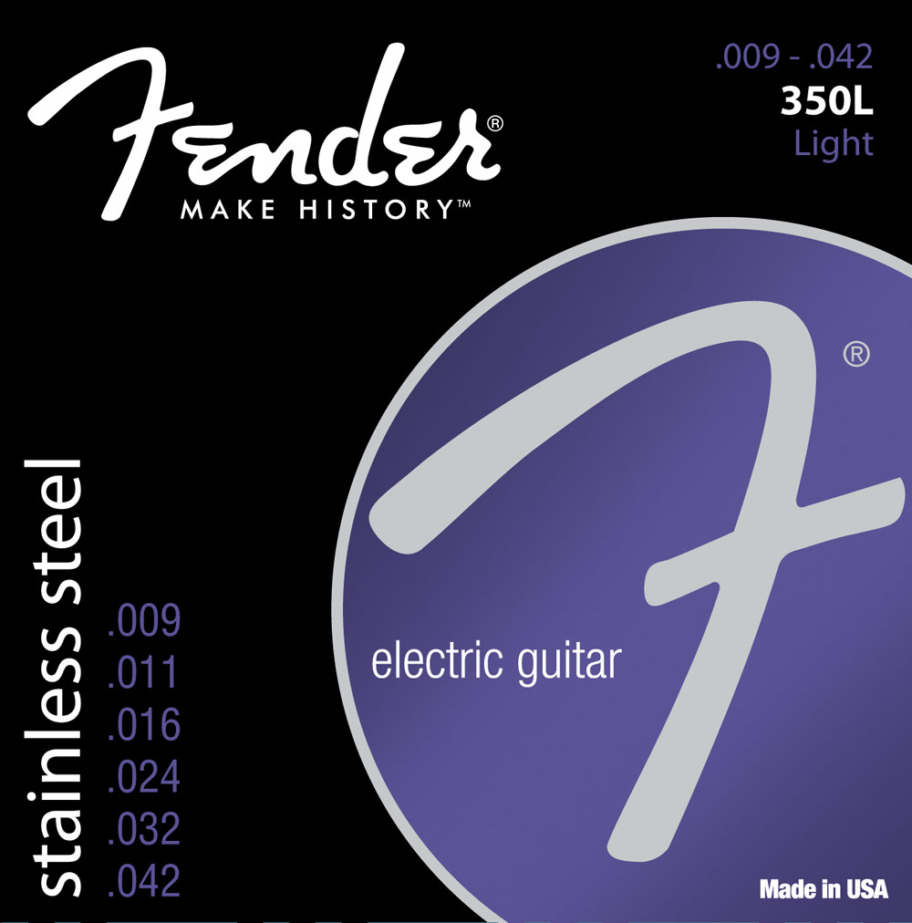 Fender 350l Stainless Steel Ball end 9-42