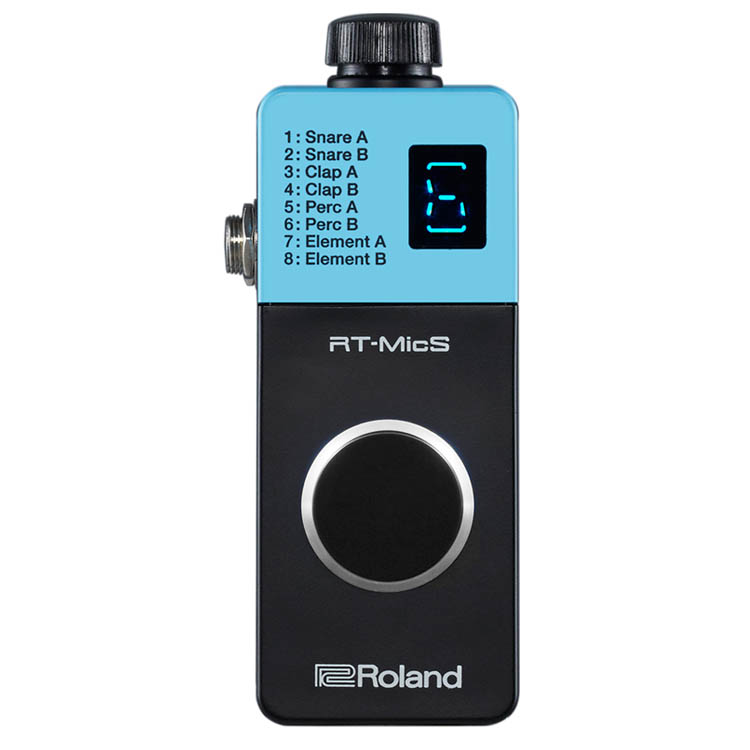 Roland RT-MicS Chuyển đổi Snare và Tom của bạn thanh một Pad kỹ thuật số cho hiệu suất kết hợp hoàn hảo