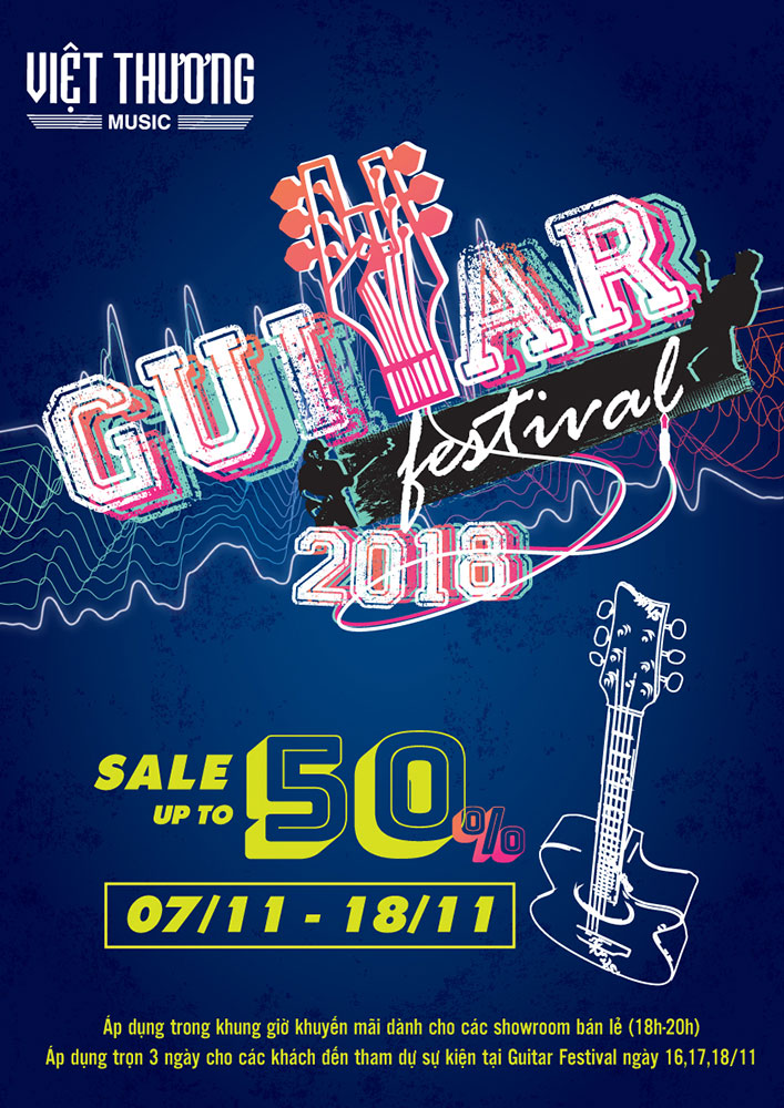 Khuyến mãi tưng bừng chào mừng Festival Guitar 2018 tại Việt Thương Music 