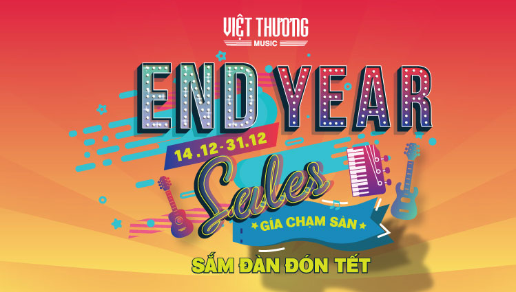 bão sale nhạc cụ cuối năm tại Việt thương music