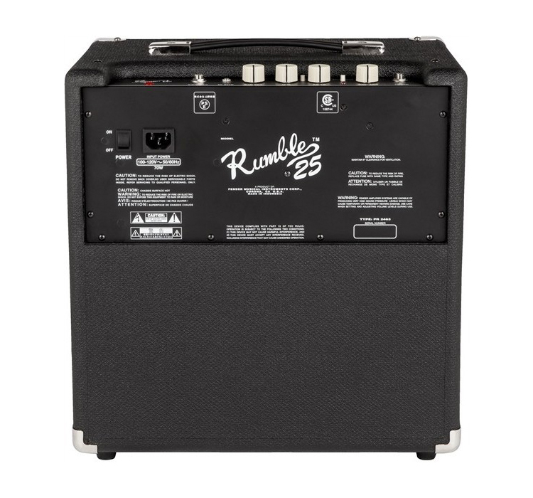 Amplifier Fender Rumble 25 V3 230V EUR đảm bảo chất lượng âm thanh
