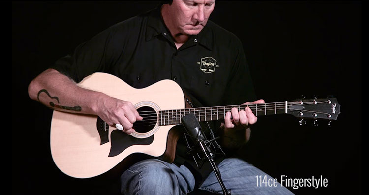 Đàn Guitar Taylor 114CE thuộc dòng Series 10