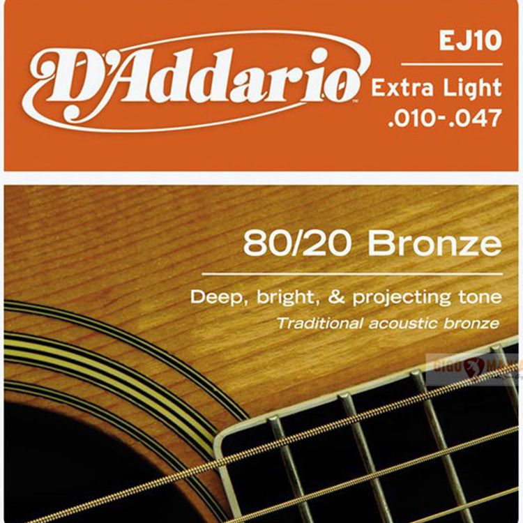 Dây Guitar Acoustic D'Addario EJ10