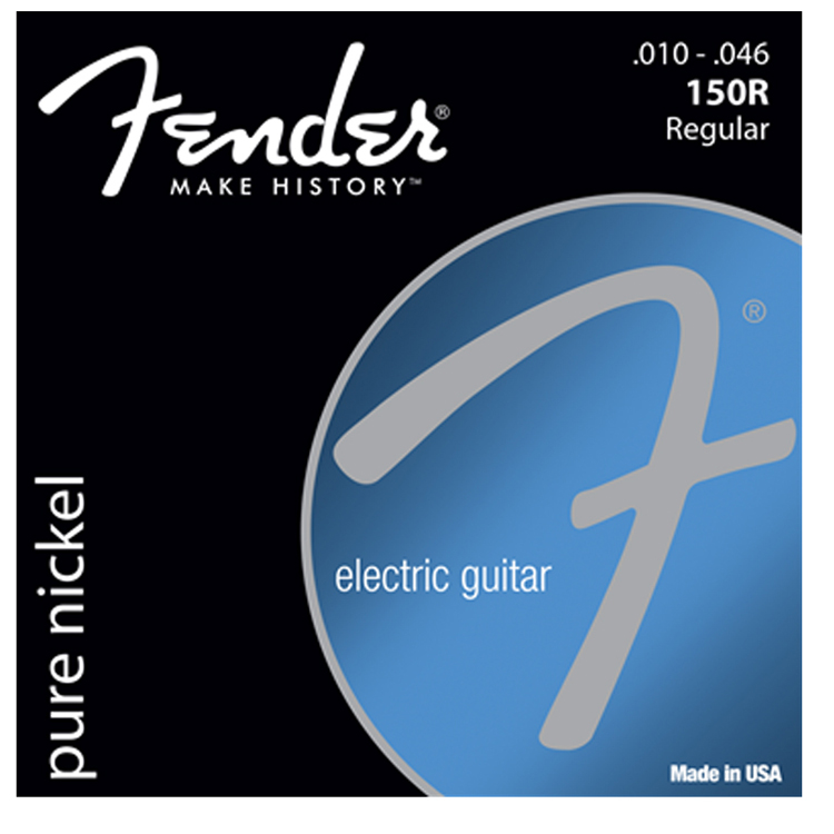 Dây guitar điện FENDER 150R PURE NCKL BALL END 10-46 có kích thước từ 10-46 cho âm thanh sắc nét và mượt mà