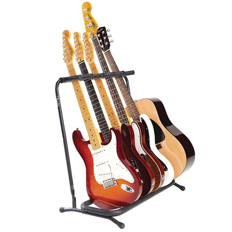 Fender multi stand 5 giữ cho guitar và bass của bạn luôn sẵn sàng trong tay một cách dễ dàng và thuận tiện. Hoàn hảo cho sân khấu và studio có thể được xếp gọn gàng.