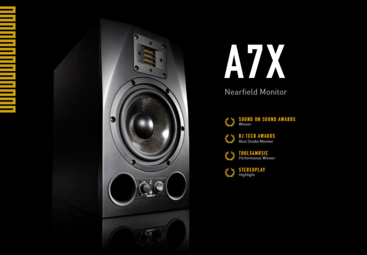 Loa kiểm âm Adam A7X là một trong những loại loa cân bằng và linh hoạt 