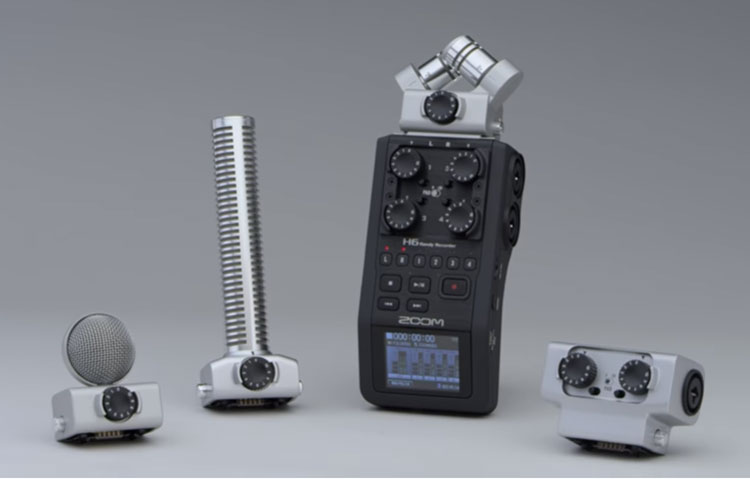 Zoom H6 là một trong những thiết bị ghi âm nổi bật nhất của thương hiệu Zoom