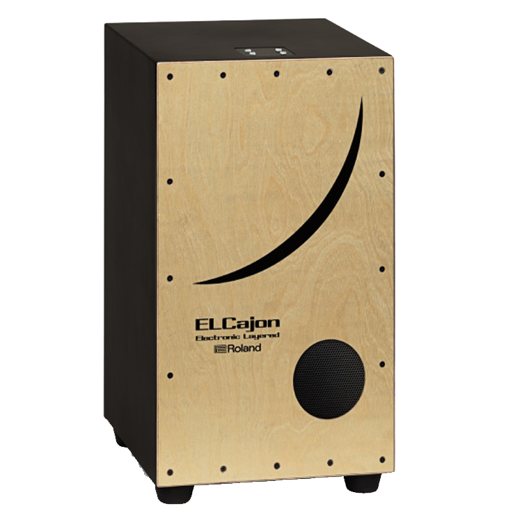 Trống điện tử ELCajon EC-10 là sự kết hợp độc đáo một acoustic cajon đích thực với công nghệ bộ gõ điện tử của Roland