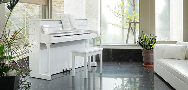 Đàn Piano điện Kawai CS11/CS11W nổi bật với thiết kế cổ điển